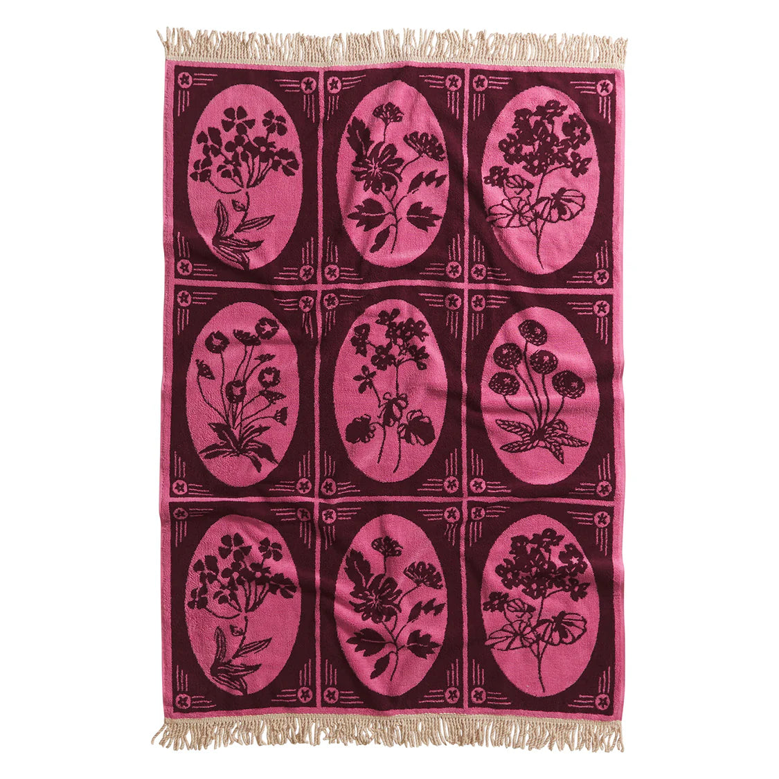 Sage x Clare || Gigi Bath Sheet - Cosmo Pink