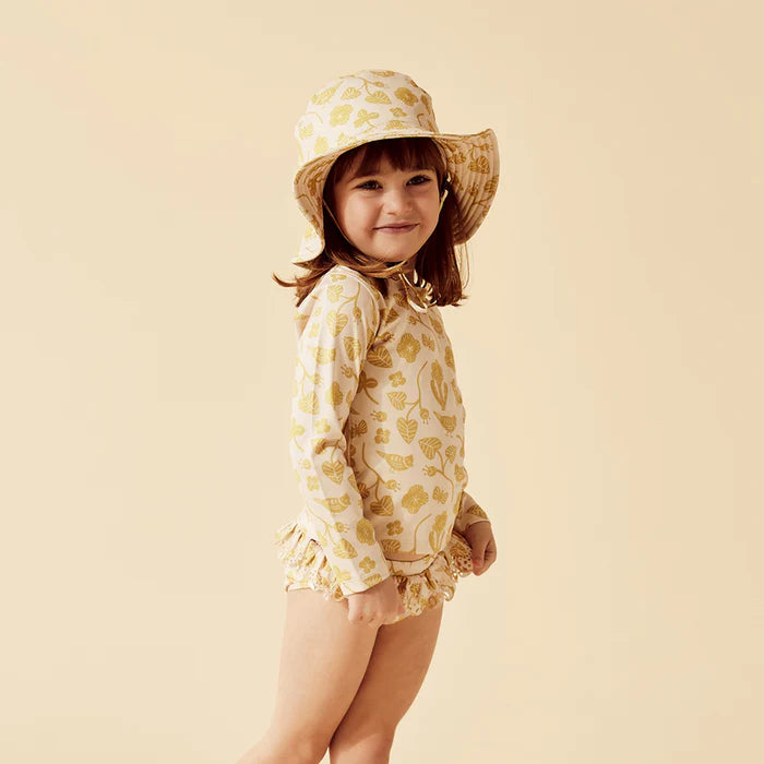 Wilson + Frenchy | Goldie Floral Cutwork Rashie Set