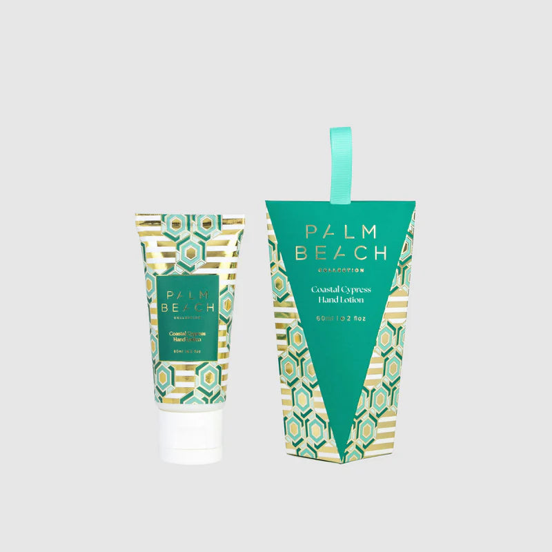 Palm Beach | Hanging Bauble Hand Lotion - Coastal Cypress