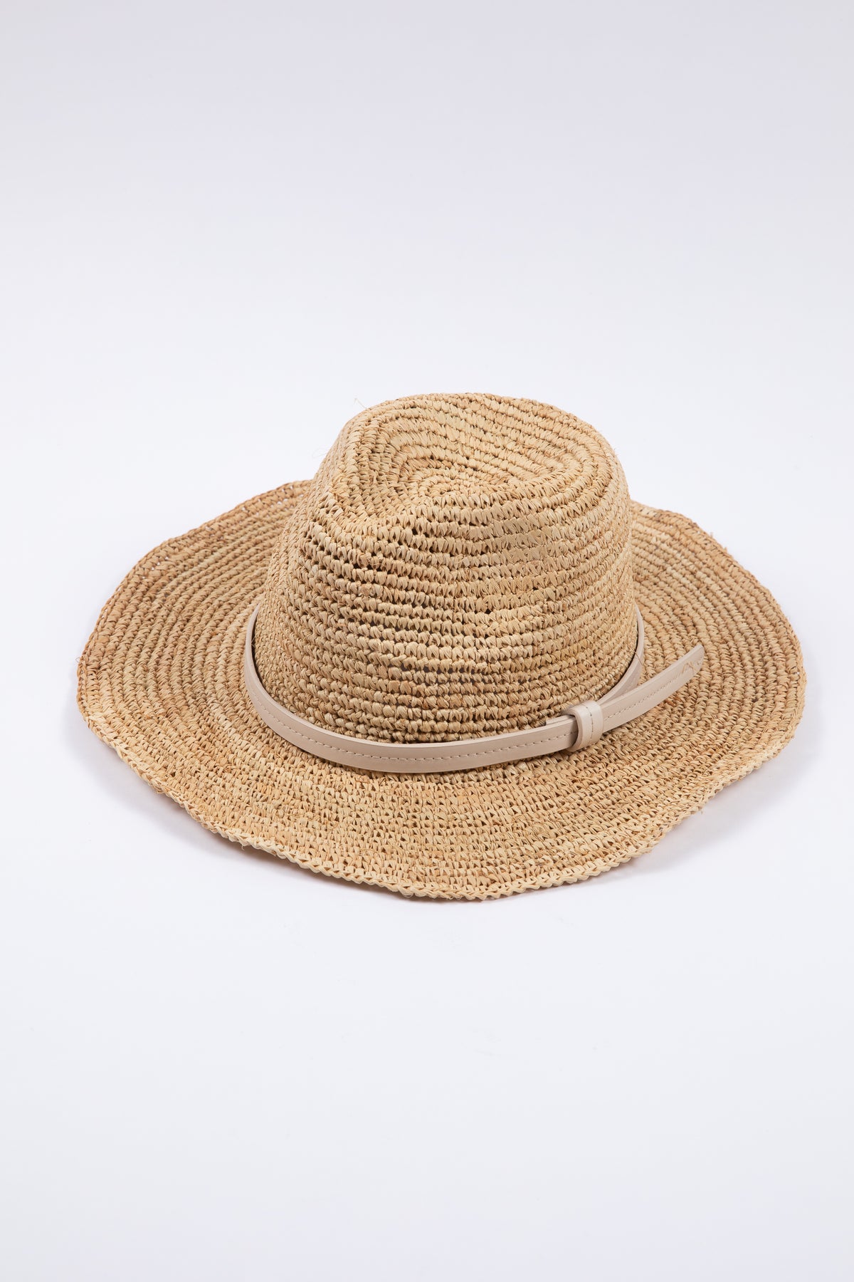 Mentana Hat in Ecru Strap Mentana Hat in Ecru Strap