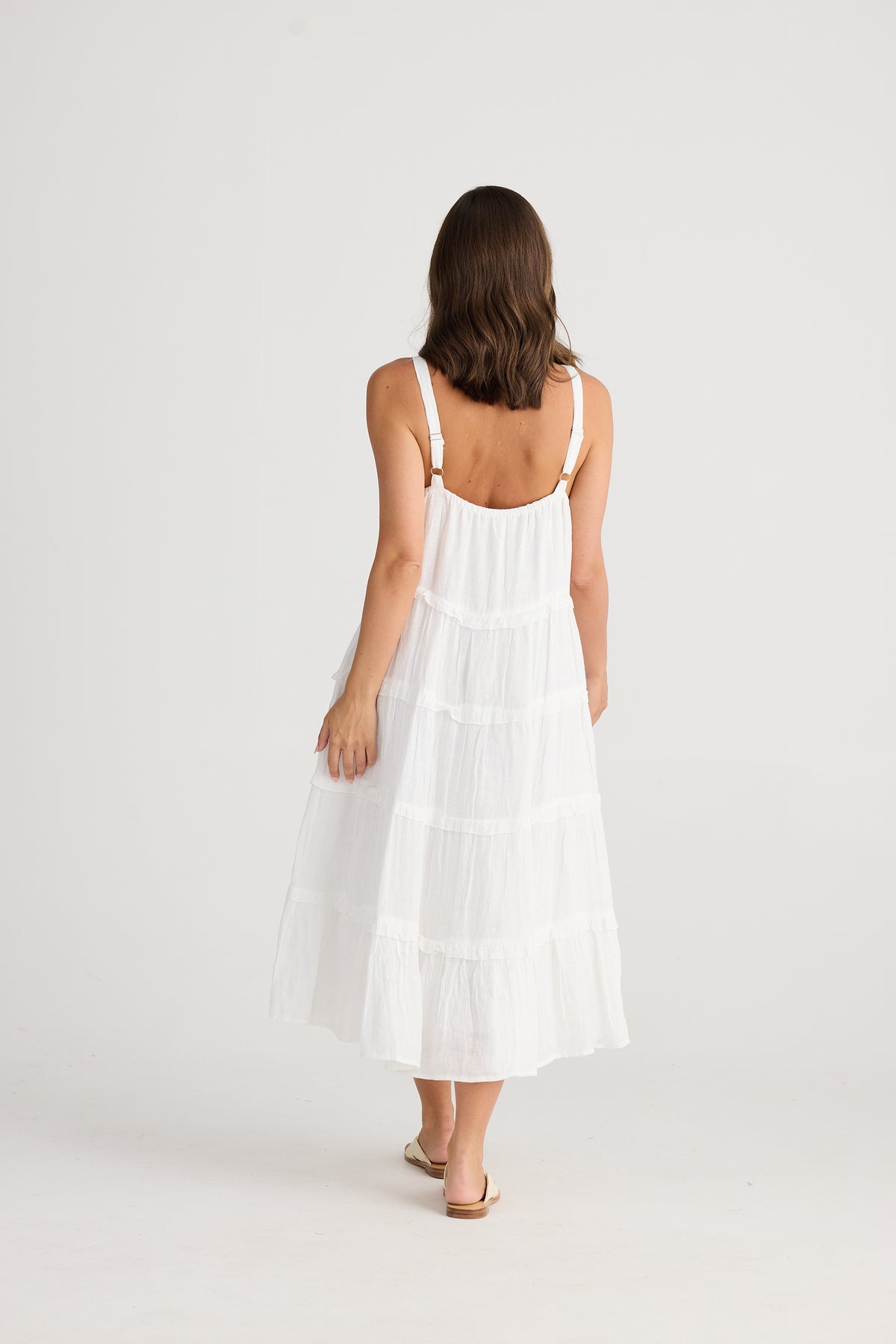 Holiday | Alita Dress - White Gauze