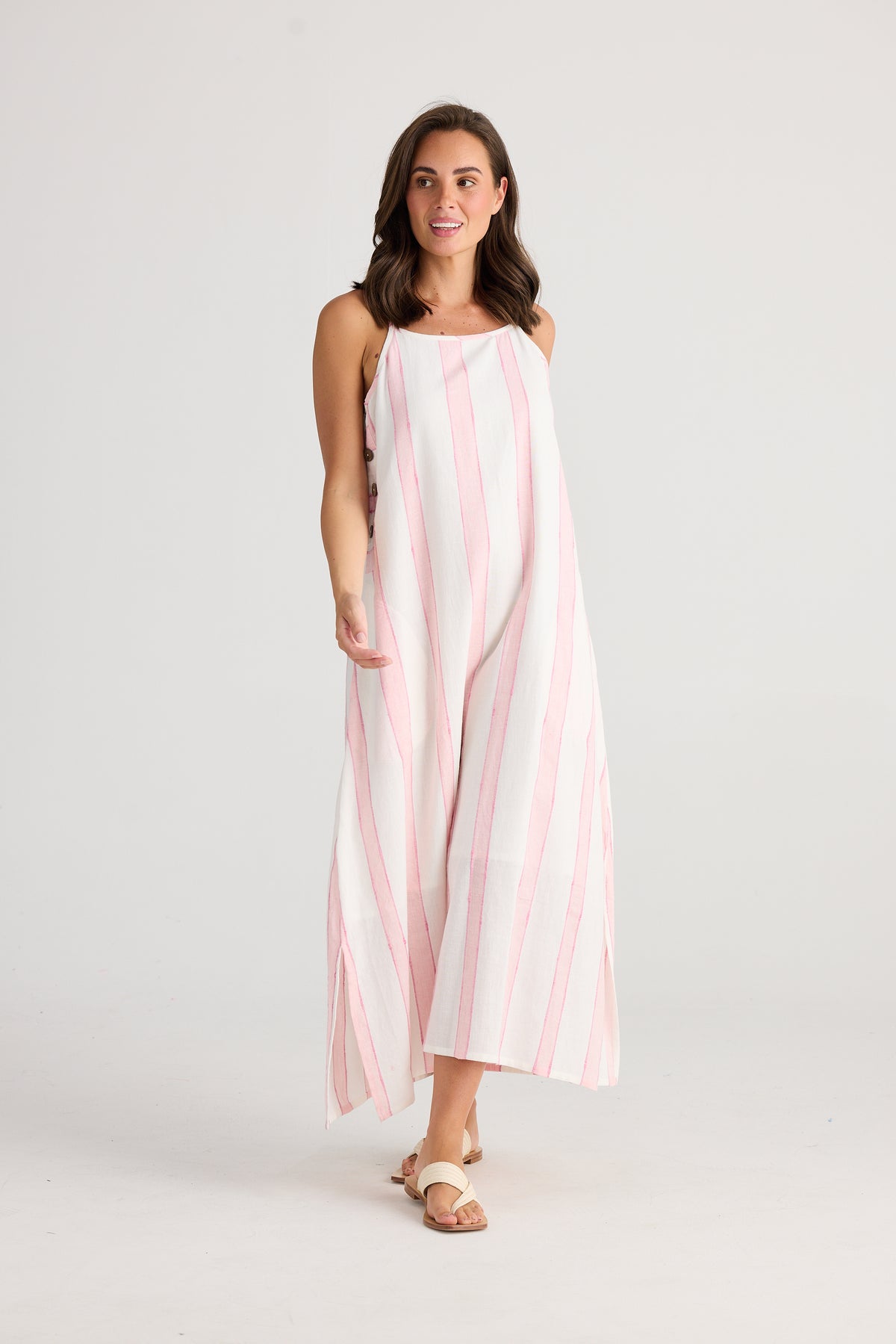 Holiday | Cliffside Maxi Dress - Candy Stripe