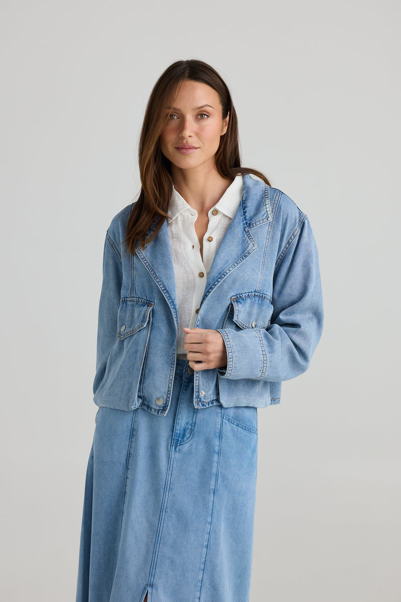 Holiday | Cruise Jacket - Blue Wash