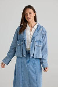 Holiday | Cruise Jacket - Blue Wash