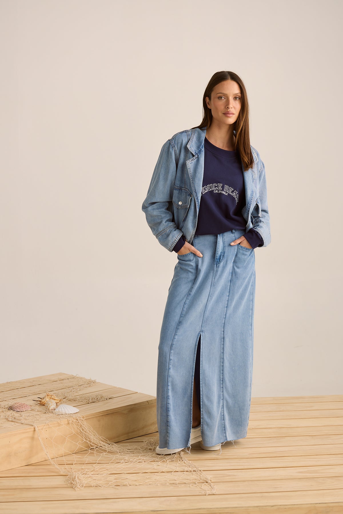 Holiday | Cruise Jacket - Blue Wash