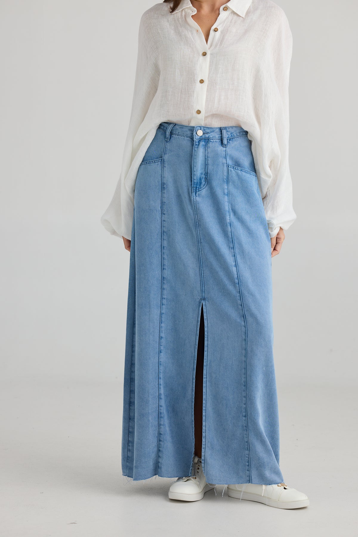 Holiday | Cruise Skirt - Blue Wash