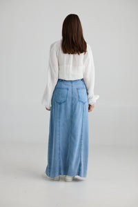 Holiday | Cruise Skirt - Blue Wash