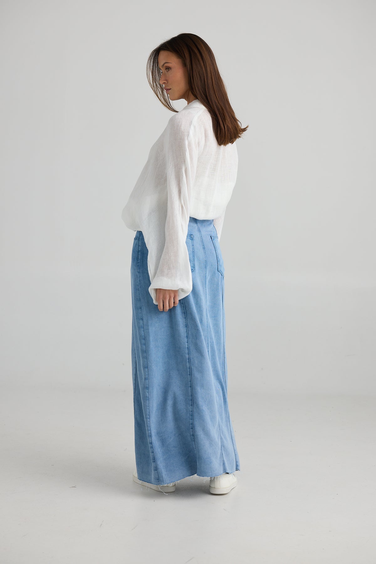Holiday | Cruise Skirt - Blue Wash