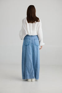 Holiday | Cruise Skirt - Blue Wash