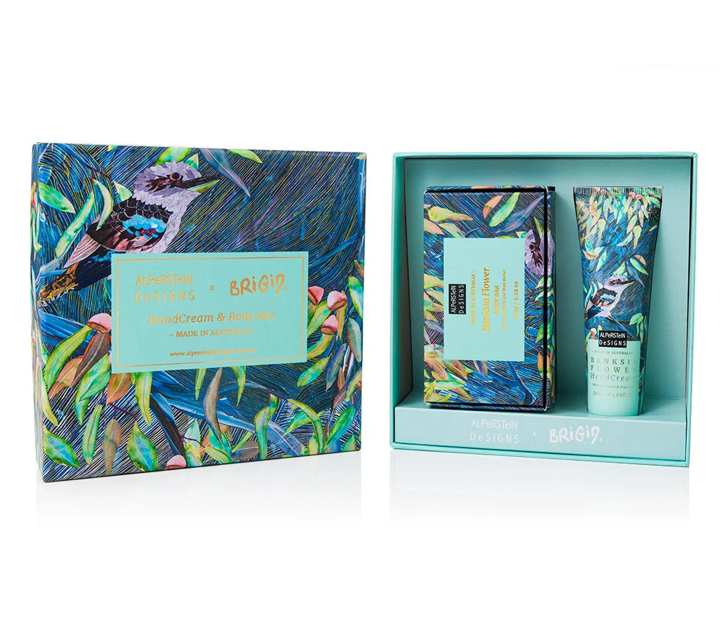 Banksia Handcream & Soap Gift Box - Brigid Corcoran Artwork