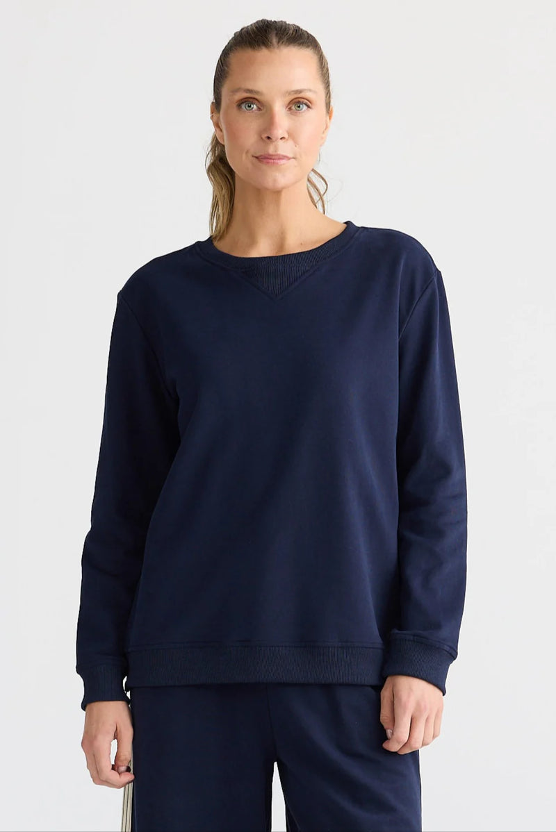 Holiday | Goodwood Zip Sweat - Navy