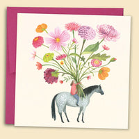 Papernest | Flowers On Horseback Card