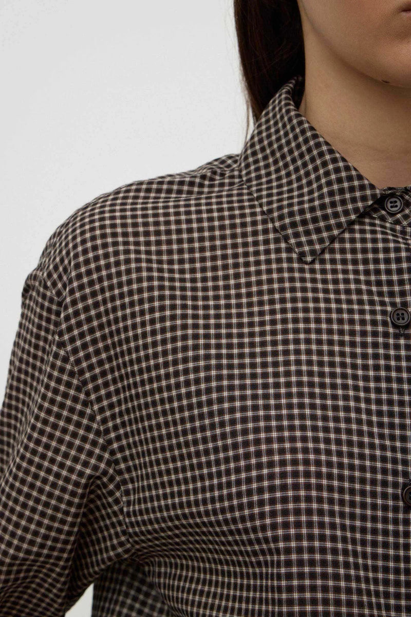 Assembly Label | Harriet Check Shirt - Brown