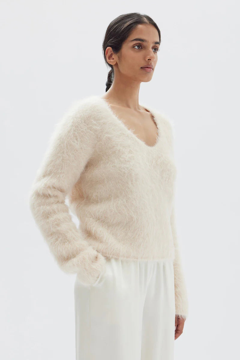 Assembly Label | Hunter Alpaca V Neck Knit