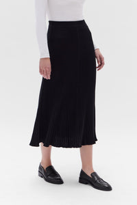 Assembly Label | Freya Knit Skirt- Black