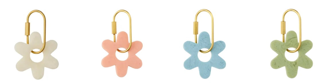 KIP RESIN FLOWER KEY RING
