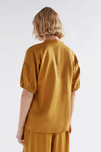 ELK | Strom Linen Shirt - Honey Gold
