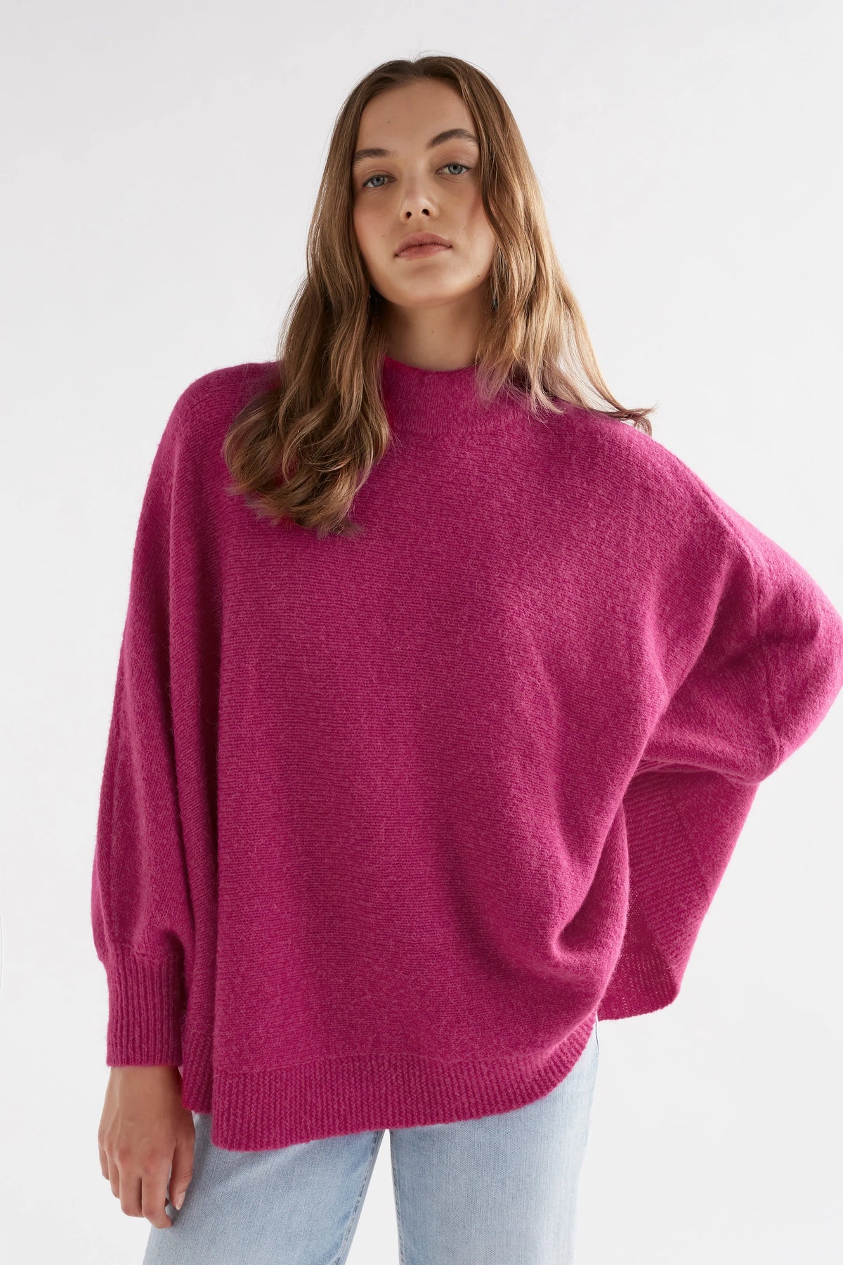 ELK | Palmen Poncho - Hot Pink