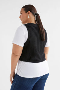 Elk | Kupa Knit Vest - Black