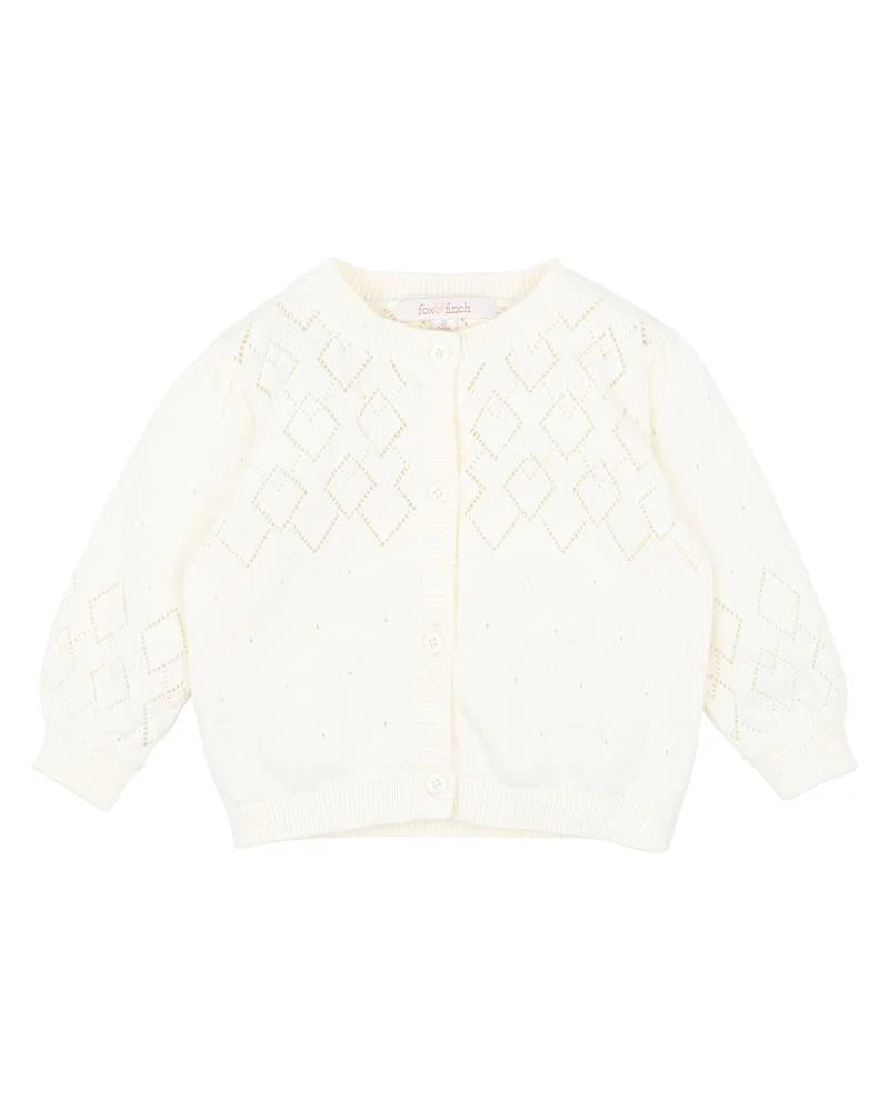 Fox & Finch | Cloud Pointelle Knitted Cardigan