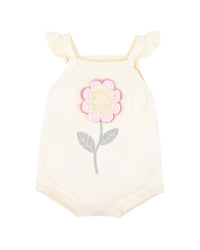 Bebe | Palm Cove Crochet Flower Knitted Bodysuit