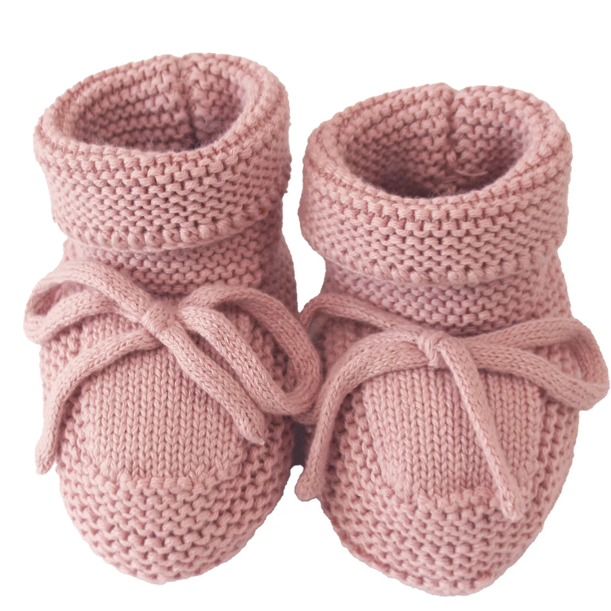 Alimrose | Knit Baby Booties - Pink