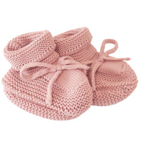 Alimrose | Knit Baby Booties - Pink