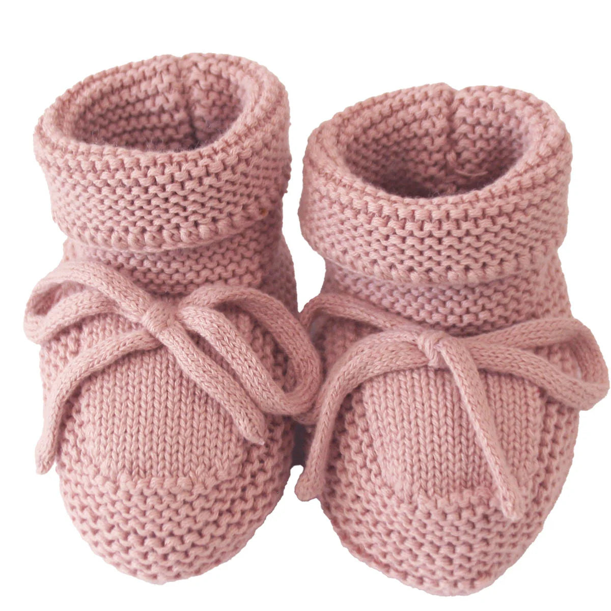 Alimrose | Knit Baby Booties - Pink