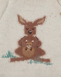 Bebe | Charlie Kangaroo Organic Knitted Cardigan