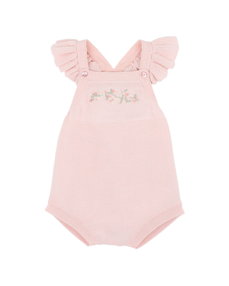 Bebe | Madelyn Embroidered Organic Knitted Bodysuit