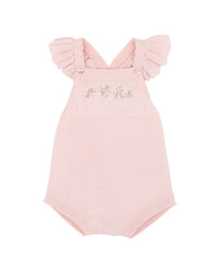 Bebe | Madelyn Embroidered Organic Knitted Bodysuit