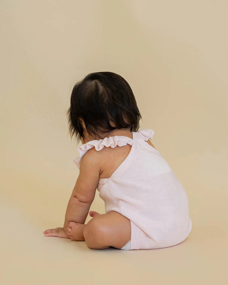 Bebe | Madelyn Embroidered Organic Knitted Bodysuit