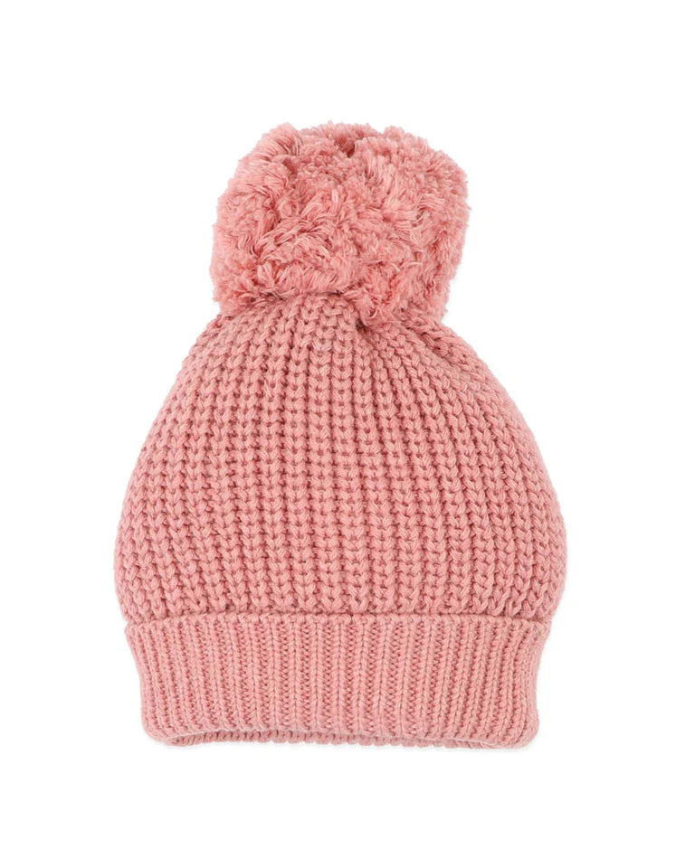 Fox & Finch | Gemma Organic Knitted Beanie - Dusky Rose