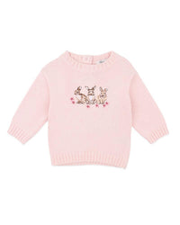 Bebe | Winnie Embroidered Bunny Knitted Jumper
