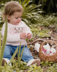 Bebe | Winnie Embroidered Bunny Knitted Jumper