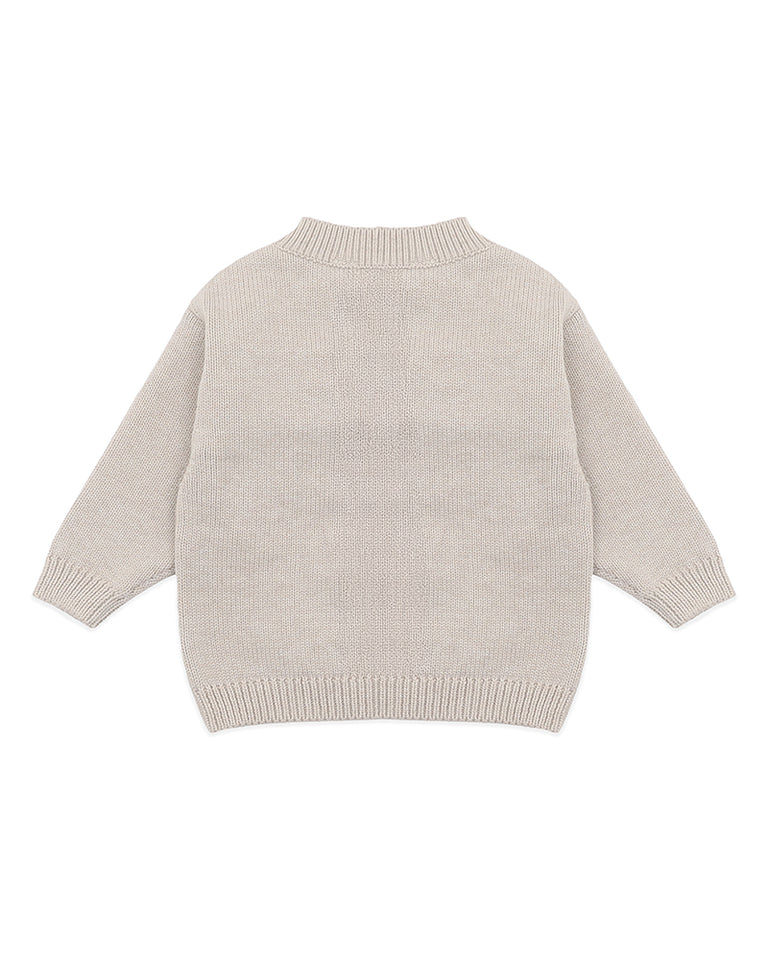 Bebe | Otto Puppy Grid Organic Knitted Jumper