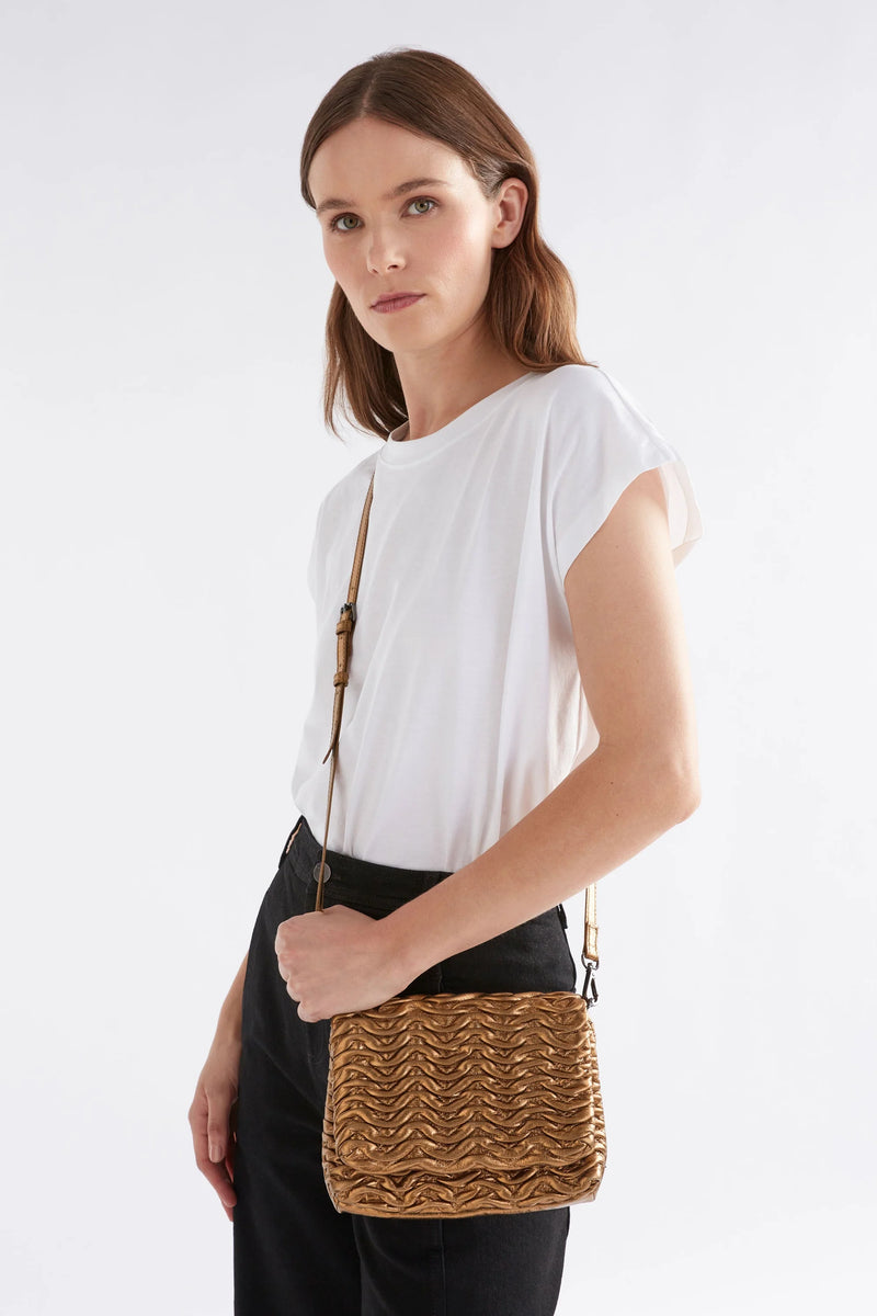 ELK | Plissi Crossbody - Bronze