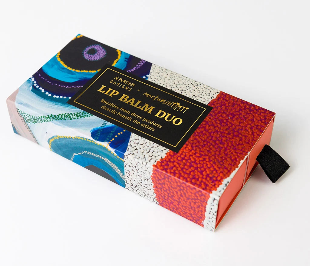 Lip Balm Duo Gift Set - Artwork Martumili Artists.
