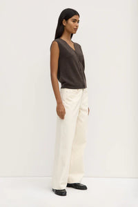 Assembly Label | Lara Cashmere Knit Tank - Ganache Marle