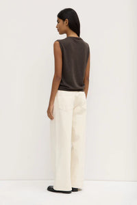 Assembly Label | Lara Cashmere Knit Tank - Ganache Marle