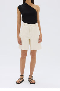 Assembly Label | Longline Denim Short - Ecru