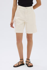 Assembly Label | Longline Denim Short - Ecru