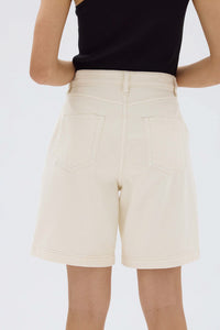 Assembly Label | Longline Denim Short - Ecru