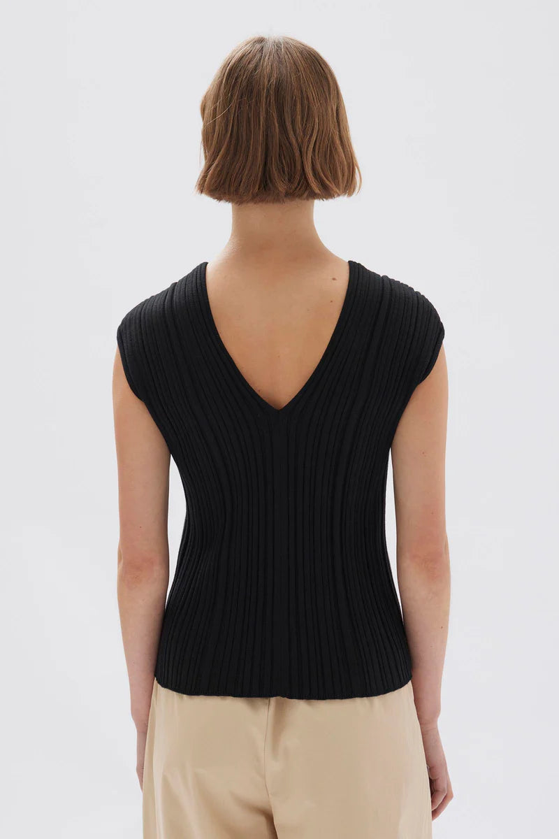 Assembly Label | Lottie Knit Tank - Black