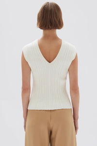 Assembly Label | Lottie Knit Tank - Cream