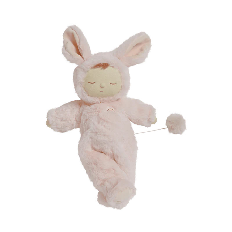 Olli Ella || Lullaby Cozy Dinkum - Bunny Moppet - Pink