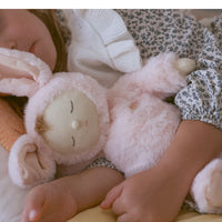 Olli Ella || Lullaby Cozy Dinkum - Bunny Moppet - Pink