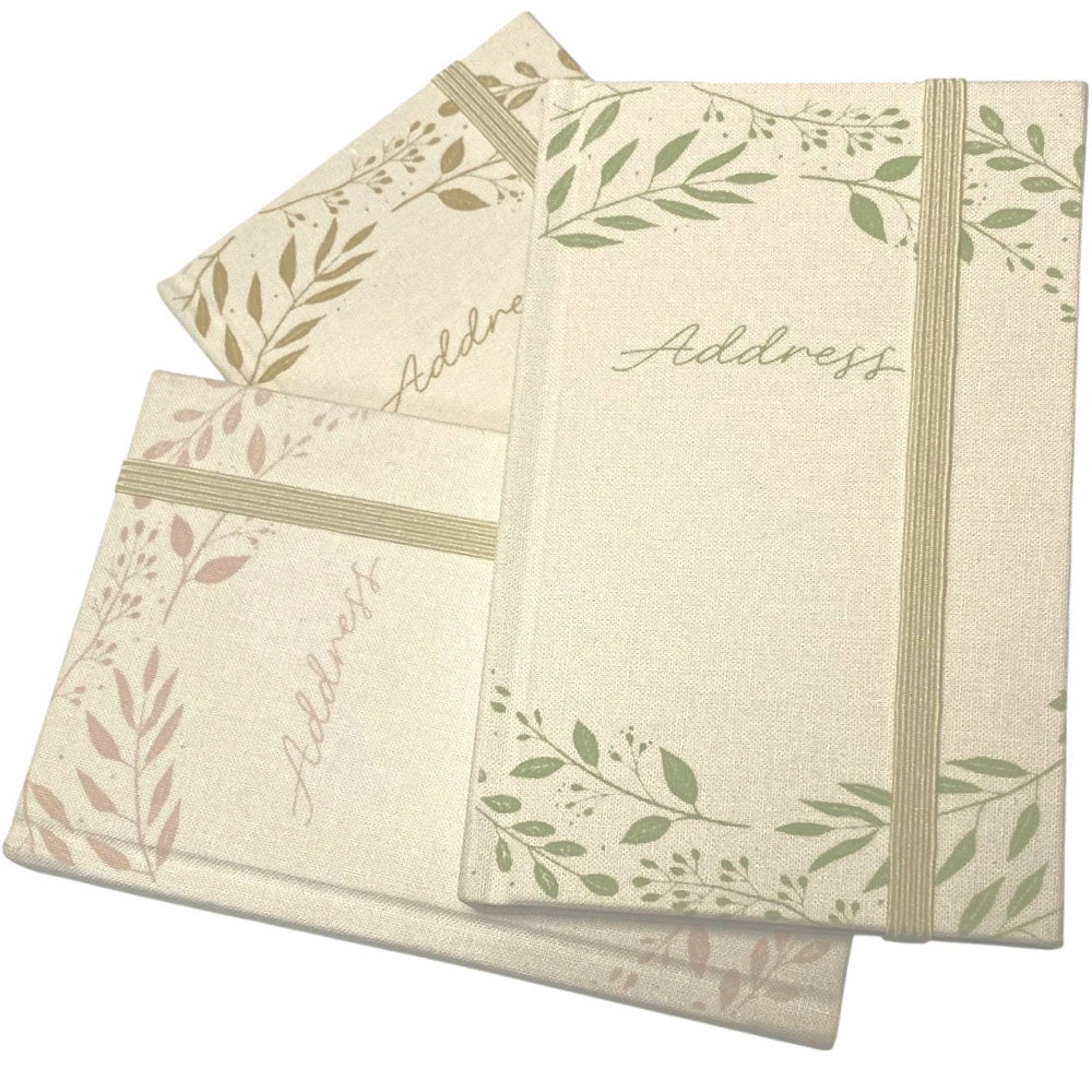 Address Book - Leaves A6