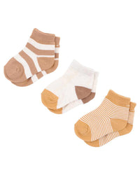 Minihaha | Neutral Multi 3 PK Socks