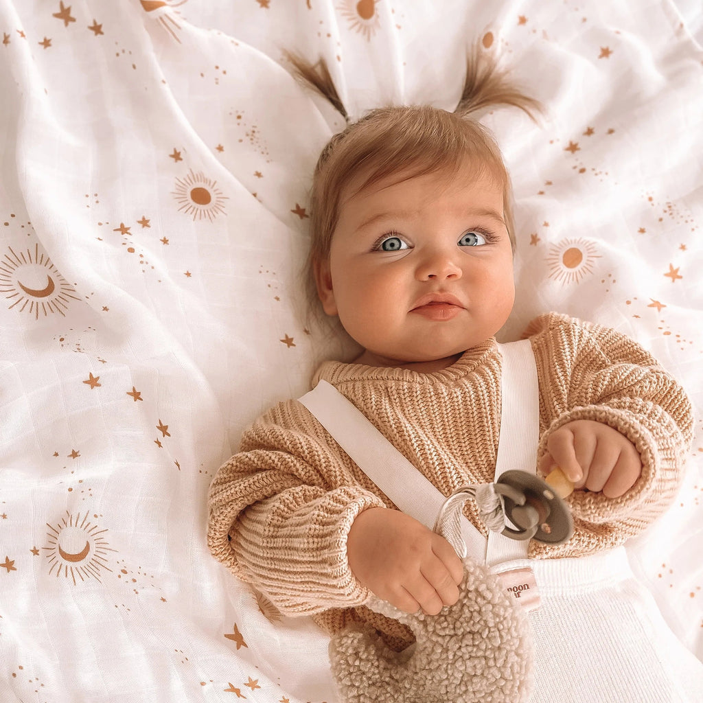 Fox & Fallow | Constellation Organic Muslin Wrap / Swaddle
